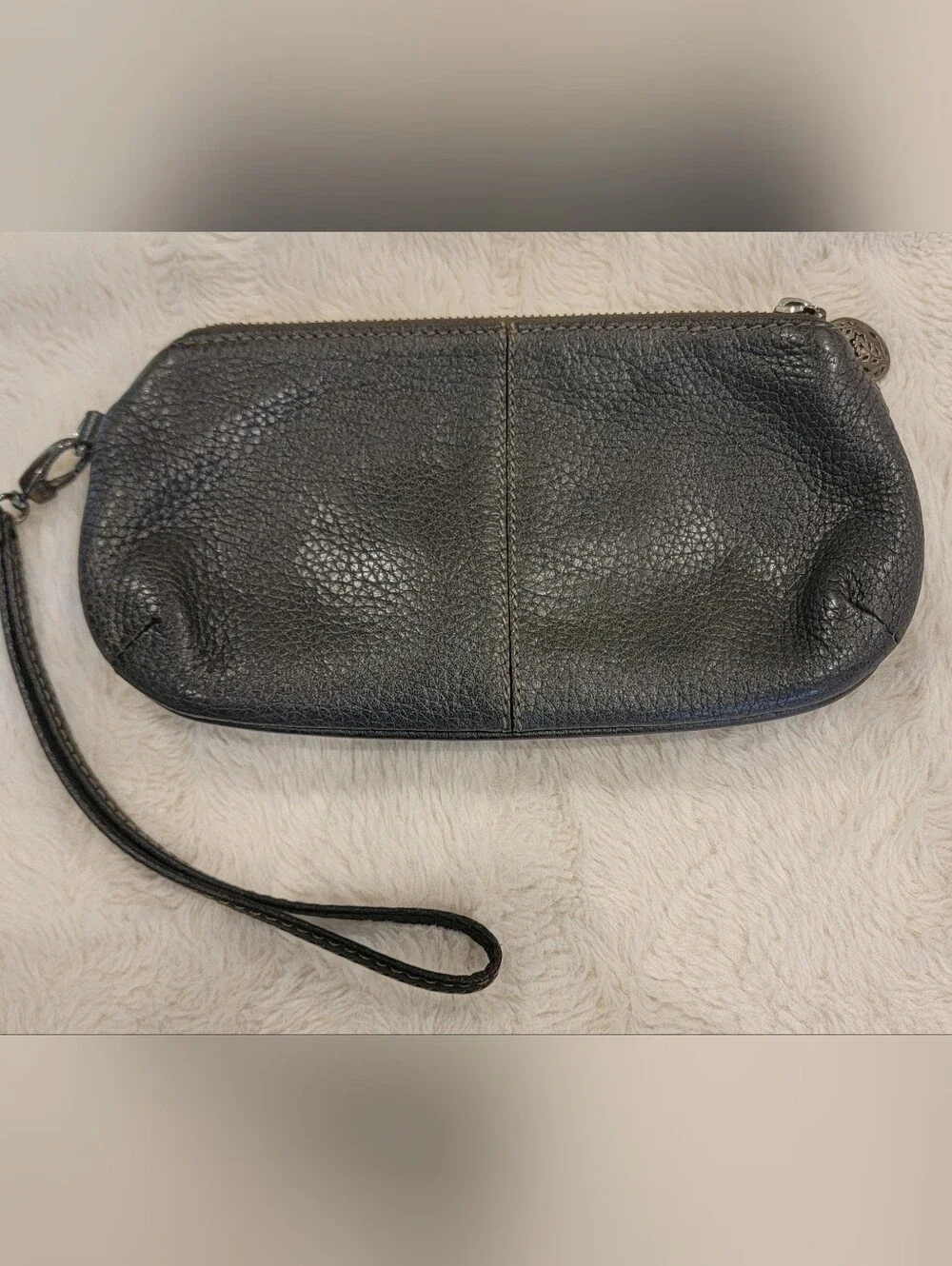 Brighton Mira Flor Large Wallet Chocolate Leather